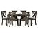 Caitbrook Gray Rectangular Dining Table & 6 Dining Chairs Set by Ashley Furniture