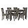 Caitbrook Gray Rectangular Dining Table & 6 Dining Chairs Set by Ashley Furniture