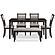 Langwest Cherry Dining Table & 4 Dining Chairs, Bench Set by Ashley Furniture