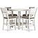 Erinberg Counter Height Dining Table & 4 Barstools - Antique White by Ashley Furniture