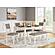 Erinberg Antique White Dining Table & Dining 4 Chairs , Bench Set by Ashley Furniture