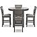 Wrenning Gray Counter Height Dining Table & 4 Barstools Set by Ashley Furniture