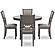 Wrenning Gray Dining Table & 4 Dining Chairs by Ashley Furniture