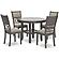 Wrenning Gray Dining Table & 4 Dining Chairs by Ashley Furniture