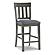 Hallanden Upholstered Counter Height Bar Stool (Set of 2) - Two-Tone Gray by Ashley Furniture