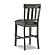 Hallanden Upholstered Counter Height Bar Stool (Set of 2) - Two-Tone Gray by Ashley Furniture