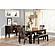 Haddigan - Dark Brown Large Upholstered Dining Room Bench by Ashley Furniture