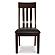 Haddigan - Dark Brown Rake Back Upholstered Dining Chair (Set of 2) by Ashley Furniture
