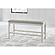 Robbinsdale Double Counter Upholstered Bench - Antique White by Ashley Furniture
