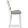 Robbinsdale Upholstered Counter Height Barstool (Set of 2) - Antique White by Ashley Furniture