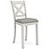 Robbinsdale Upholstered Counter Height Barstool (Set of 2) - Antique White by Ashley Furniture