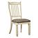 Bolanburg Antiqued White Rake Back Upholstered Dining Chair (Set of 2) by Ashley Furniture