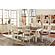 Bolanburg Two Tone Rectangular Dining Room Table w/6 Storage Drawers by Ashley Furniture