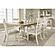 Shaybrock Antique White/Brown Rectangular Dining Extension Table w/Trestle Base by Ashley Furniture