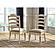 Realyn Chipped White Ladderback Dining Chair (Set of 2) by Ashley Furniture
