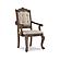 Charmond Upholstered Dining Arm Chair - Brown by Ashley Furniture