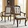 Charmond Upholstered Dining Arm Chair - Brown by Ashley Furniture
