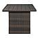Easy Isle Outdoor Multi-use Table w/Aluminum Top - Dark Brown/Beige by Ashley Furniture