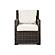 Easy Isle Outdoor Lounge Chair - Dark Brown/Beige by Ashley Furniture