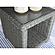 Elite Park Outdoor Square End Table - Gray by Ashley Furniture