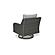 Elite Park Outdoor Swivel Lounge Chair w/Cushion - Gray by Ashley Furniture