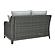 Elite Park Outdoor Loveseat w/Cushion - Grey by Ashley Furniture