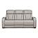Boyington Dual Power Leather Reclining Sofa - Gray by Ashley Furniture