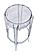 Averill Modern Plastic Bar Stool with Sturdy Seat and Legs for Kitchen and Dining Room- Set of 2, Clear by LeisureMod