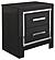 Kaydell - Black - Upholstered Panel Bedroom Set & Roll Slats by Ashley Furniture