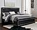 Kaydell - Black - Upholstered Panel Bedroom Set & Roll Slats by Ashley Furniture