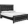 Kaydell - Black - Upholstered Panel Bedroom Set & Roll Slats by Ashley Furniture
