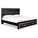 Kaydell - Black - Upholstered Panel Bedroom Set w/2 Storage Drawers & Roll Slats by Ashley Furniture