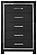 Kaydell - Black - Upholstered Panel Bedroom Set w/2 Storage Drawers by Ashley Furniture
