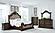 Maylee - Dark Brown - Upholstered Bedroom Set by Ashley Furniture