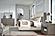 Anibecca - Weathered Gray - Upholstered Panel Bedroom Set by Ashley Furniture