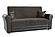 Avalon Nano Gray Convertible Loveseat by Casamode