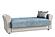 Avalon Sky Blue Convertible Loveseat by Casamode