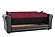 Avalon Nano Burgundy Convertible Loveseat by Casamode