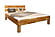 Alaska Eco Real Oak Wood Platform Bed - Chemical Free w/Hand-Rubbed Oil Finish by Comfort Pure