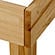 Alaska Eco Real Oak Wood Platform Bed - Beech Wood with Hand-Rubbed Oil Finish by Comfort Pure