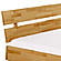 Alaska Eco Real Oak Wood Platform Bed - Beech Wood with Hand-Rubbed Oil Finish by Comfort Pure