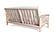 Bent Arm Mission Amish-Made American Oak Futon Frame by Comfort Pure