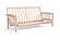 Bent Arm Mission Amish-Made American Oak Futon Frame by Comfort Pure