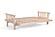 Flat Arm Mission Amish-Made American Oak Futon Frame by Comfort Pure