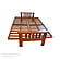 Flat Arm Mission Amish-Made Futon Frame by Comfort Pure