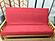 Premium Heavy Texture Apple Red Twill Futon Cover by Prestige