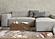 Aurora Grey Orange White Distressed Abstract Rug by Kalora
