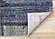 Aurora Blue Green Orange White Distressed Paint Strokes Rug by Kalora