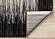 Aurora Black Beige Distressed Sound Wave Border Rug by Kalora
