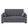 Serta&reg; Avery Full Convertible Loveseat in Charcoal by Lifestyle